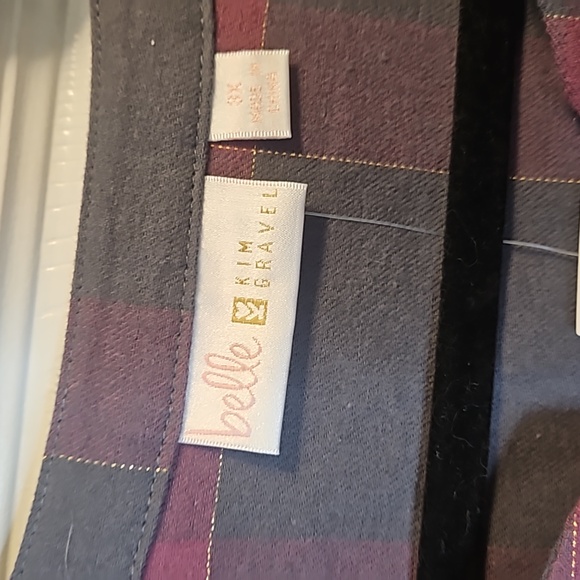 Belle by Kim Gravel Plaid Tunic - Picture 2 of 5